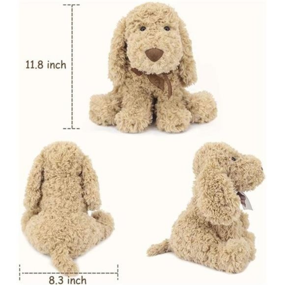 11.8“ Adorable Toy Dog Labradoodle Plush for Kids - Picture 6 of 6